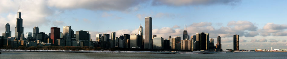 Afternoon Sun, Chicago Skyline 2005