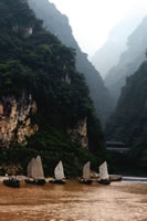 Chinese Junks, Yangtze River 2004