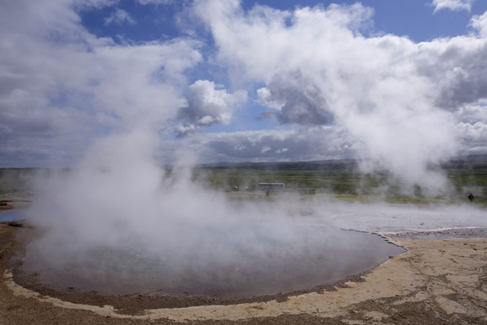 Hot Spring by Geysir